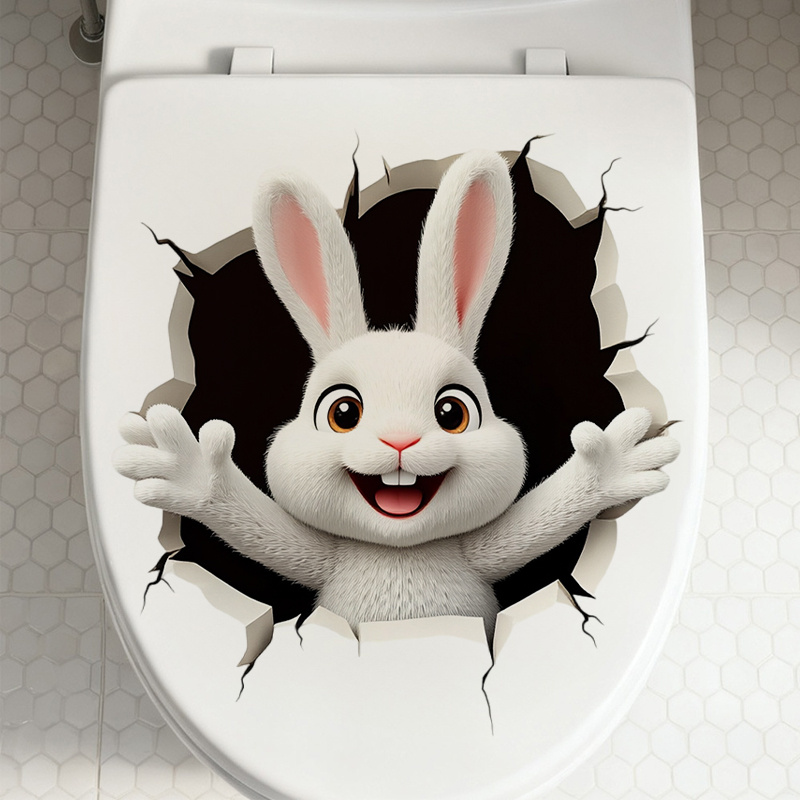 Home Bathroom Tiles Design - Adesivo da parete pasquale 2D piatto