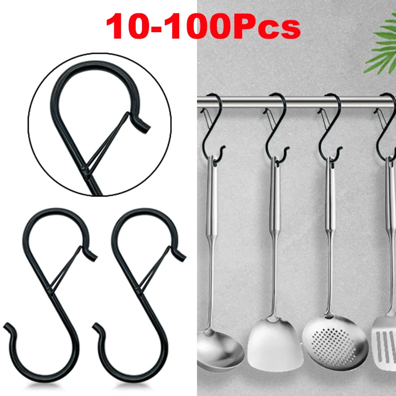 Home Bathroom Shelf - 10 /100pcs Ganci per appendere in