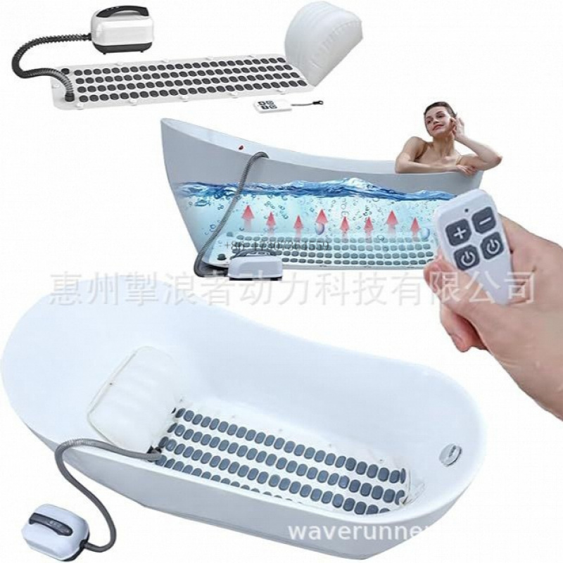 Bathtub Pillow Inflatable - Macchina Portatile per Bagno con Bolle: