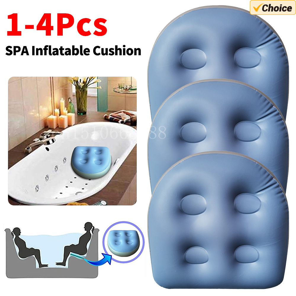 Bathtub Pillow Inflatable - 1-4 PCS SPA Cuscino Gonfiabile Vasca