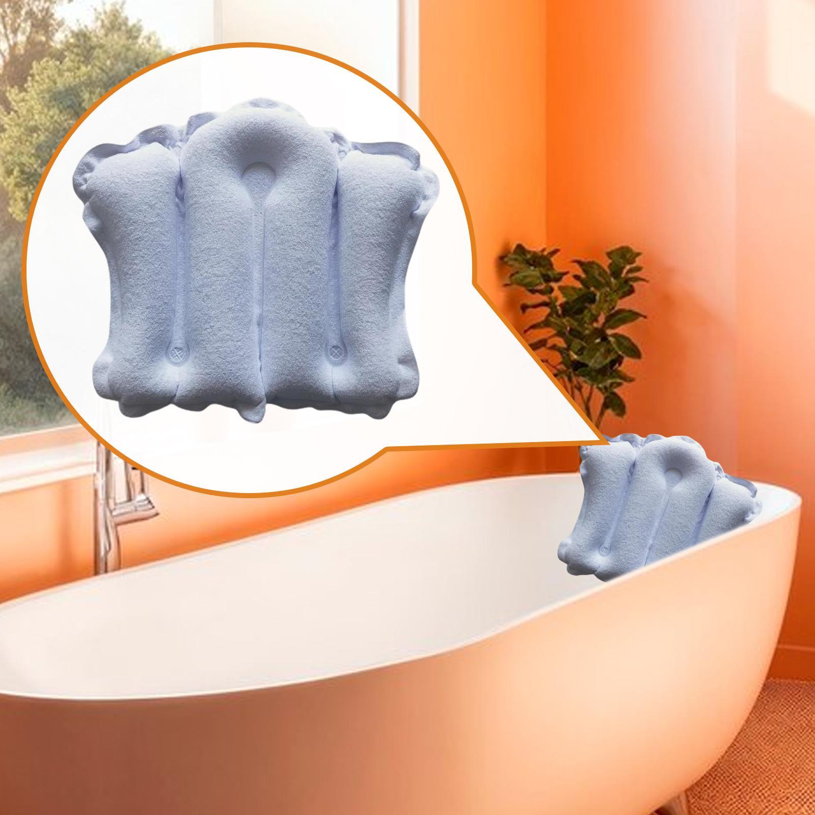 Bathtub Pillow Inflatable - Cuscino da bagno gonfiabile Impermeabile SPA