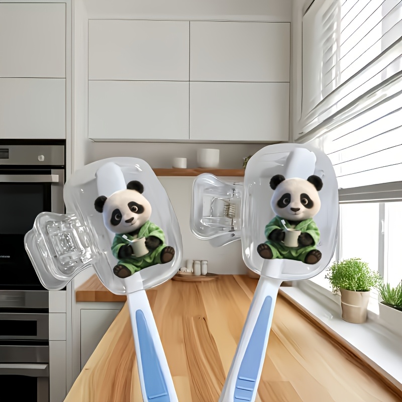 Home Essentials Bathroom Accessories - Simpatico Panda in Pigiami Verdi, Set