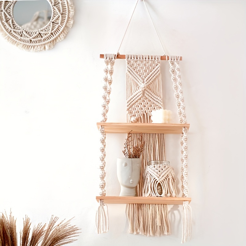 Home Bathroom Shelf - Mensola Galleggiante a 2 Livelli in