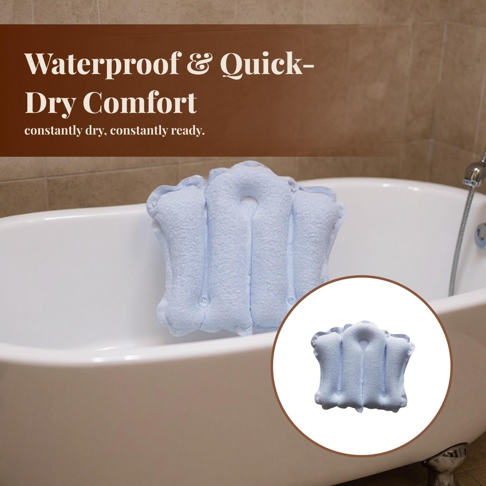 Bathtub Pillow Inflatable - Cuscino Gonfiabile per Vasca da Bagno