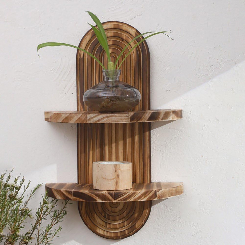 Home Bathroom Shelf - Mensola da parete bohémien arcobaleno a