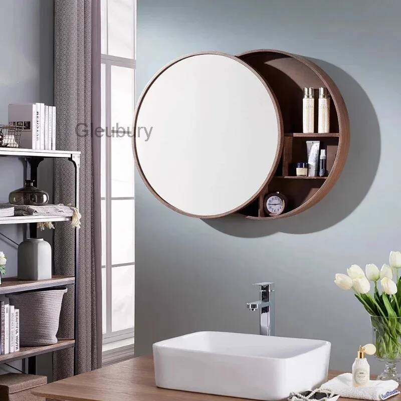 Home Bathroom Mirror - Specchio da Bagno in Legno Massello