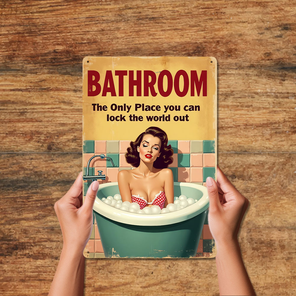 Divertenti regole del bagno Ta - Home Decor Bathroom Ideas recensione e prezzo