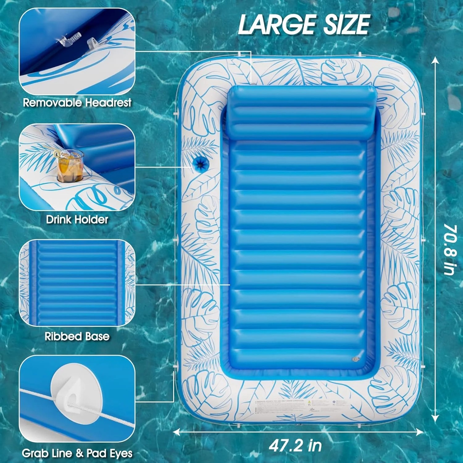 Galleggiante gonfiabile per pi - Bathtub Pillow Inflatable recensione e prezzo