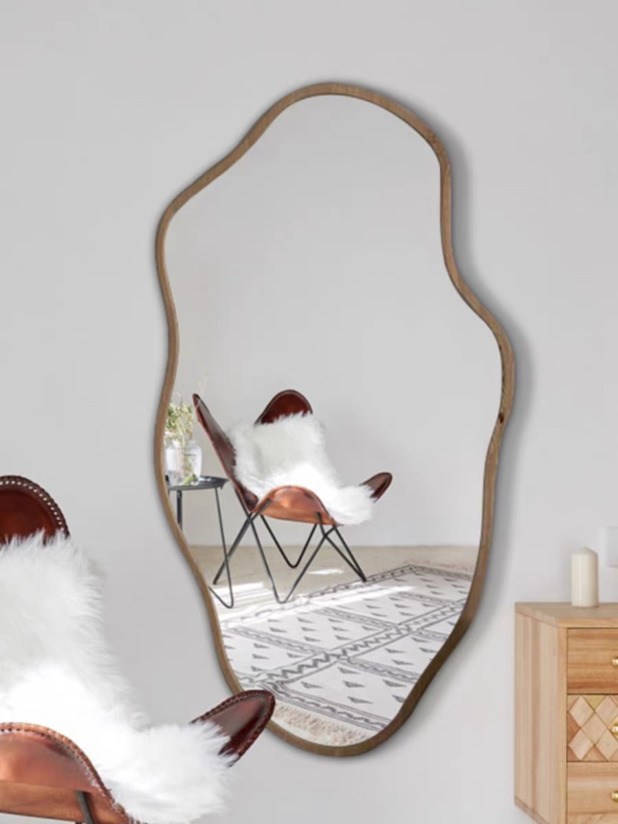 Specchio da parete in legno as - Home Bathroom Mirror recensione e prezzo
