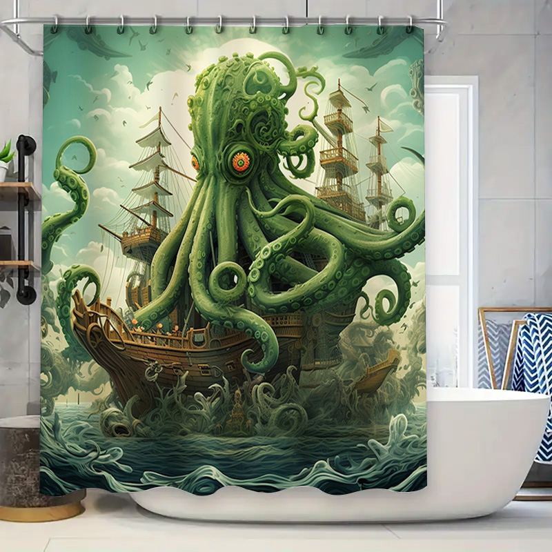 Tenda da doccia per nave polpo - Home Decor Bathroom Ideas recensione e prezzo