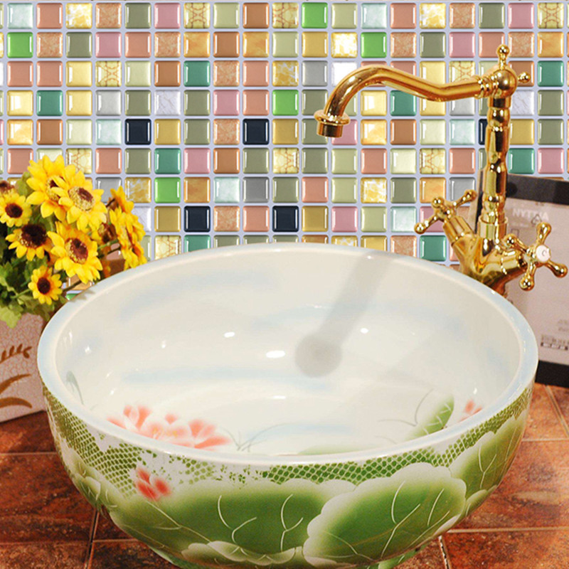 Adesivo per piastrelle murali  - Home Bathroom Tiles Design recensione e prezzo