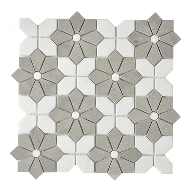 Piastrelle in Mosaico di Marmo - Home Bathroom Tiles Design recensione e prezzo