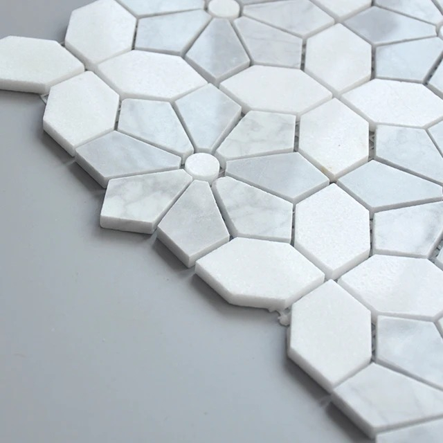 Piastrelle in Mosaico di Marmo - Home Bathroom Tiles Design recensione e prezzo