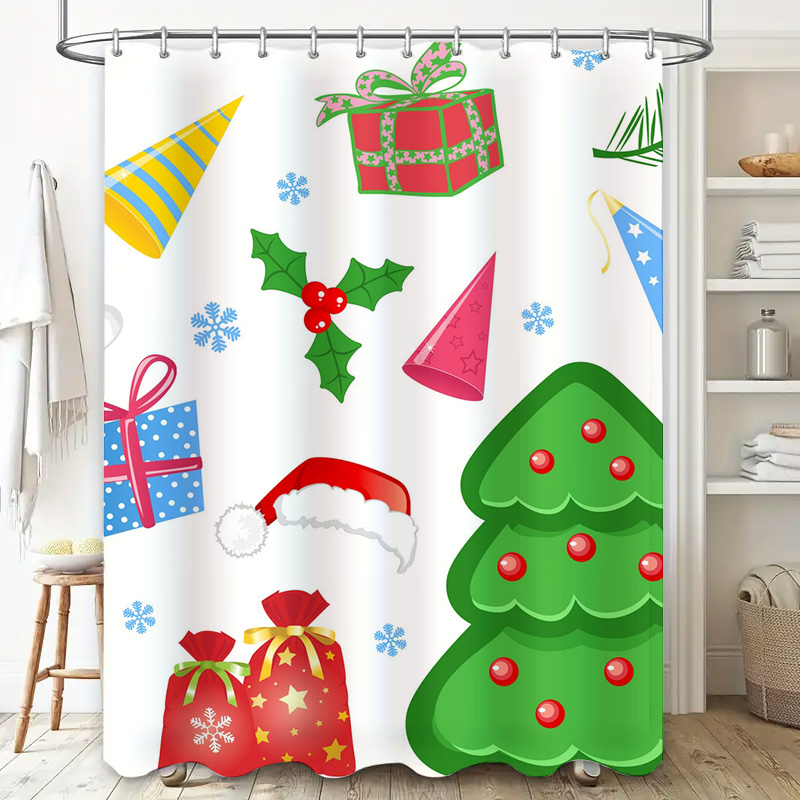 TU Tenda da doccia Natale Fore - Home Decor Bathroom Ideas recensione e prezzo