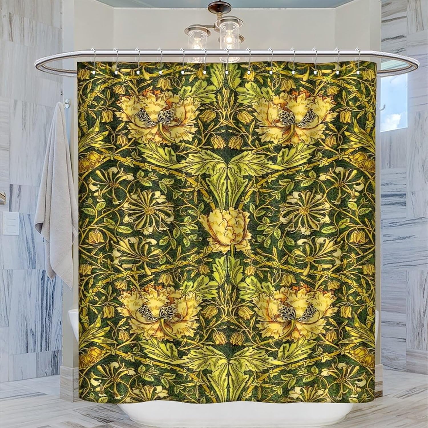 Tenda da Doccia Impermeabile c - Home Decor Bathroom Ideas recensione e prezzo