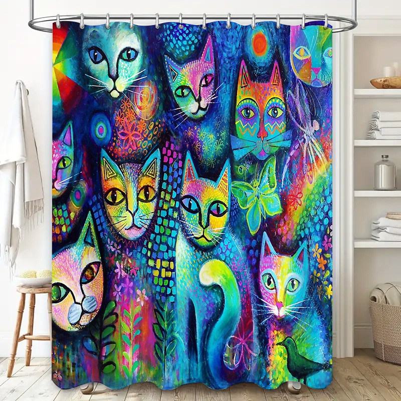 Tenda da doccia per gatti, dec - Home Decor Bathroom Ideas recensione e prezzo
