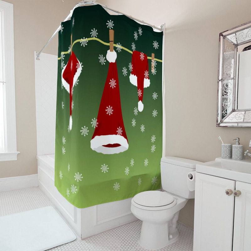TU Tenda da doccia natalizia f - Home Decor Bathroom Ideas recensione e prezzo