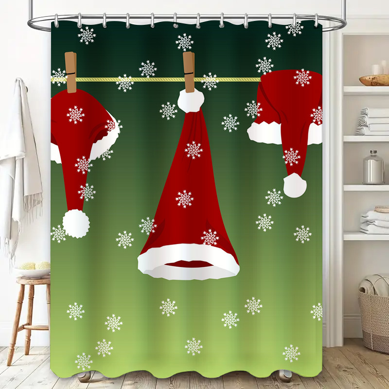 TU Tenda da doccia natalizia f - Home Decor Bathroom Ideas recensione e prezzo