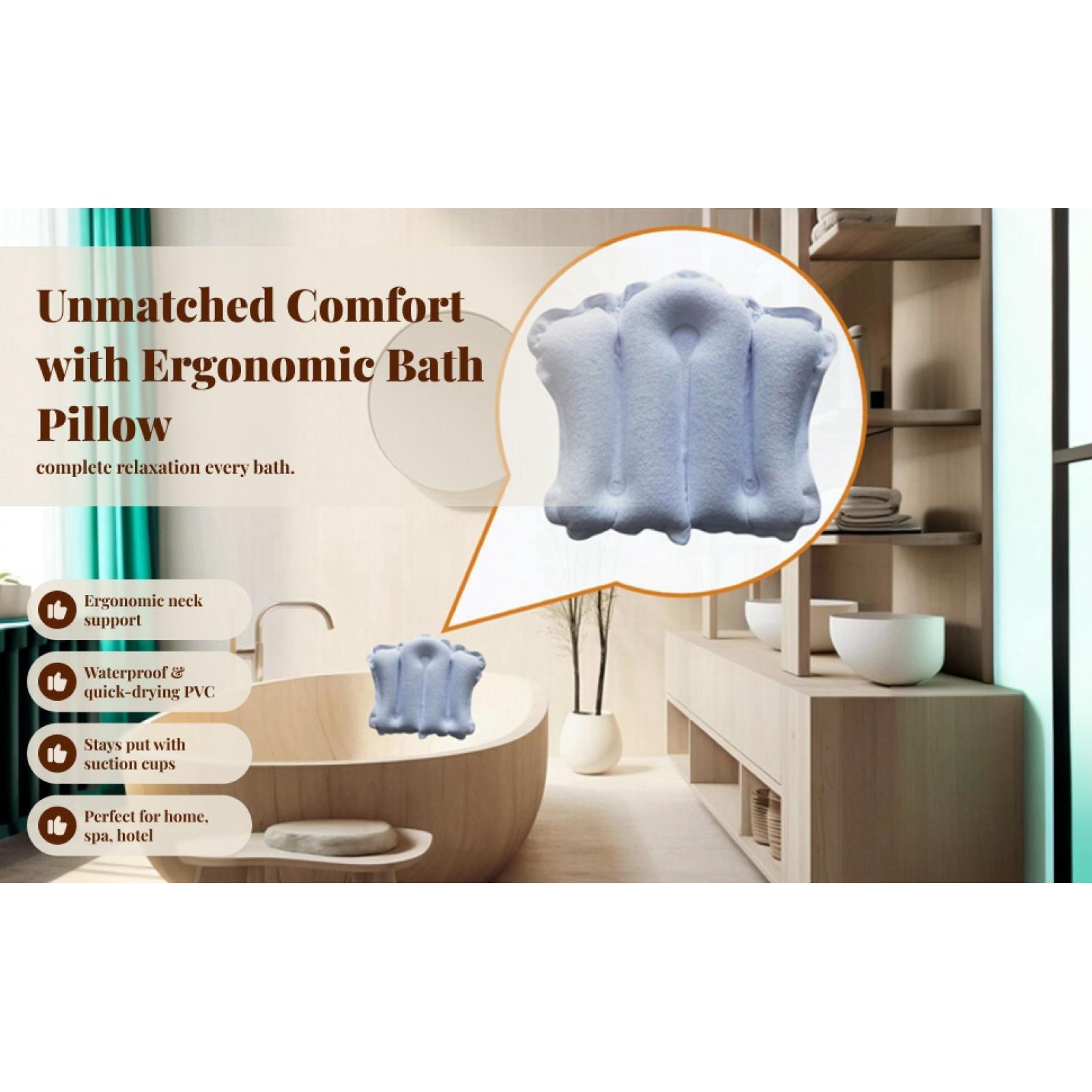 Cuscino da Bagno Gonfiabile An - Bathtub Pillow Inflatable recensione e prezzo